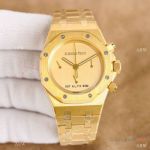 Swiss Copy Audemars Piguet Royal Oak 1017 Alyx 9SM 7750 All Gold Watch
